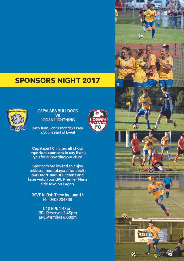Sponsors Night 2017