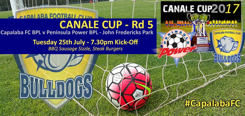 Canale Cup - Capalaba FC Vs Power Tonight!