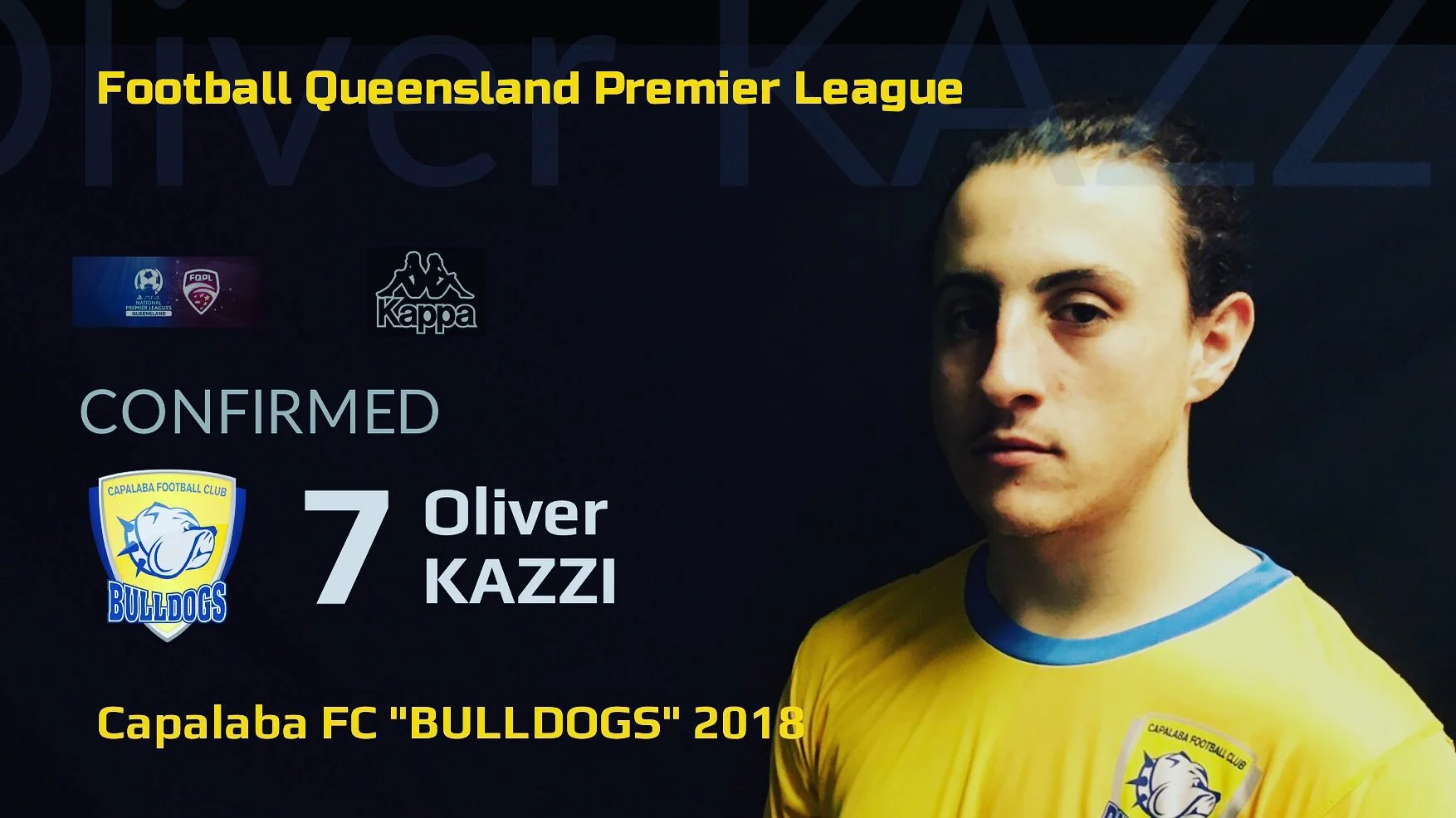 FQPL Player Announcement Oliver Kazzi