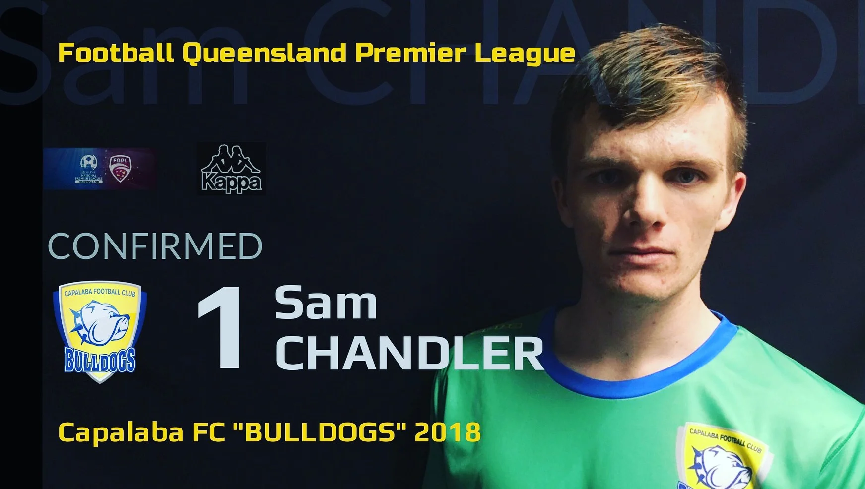 FQPL Player Announcement Sam Chandler
