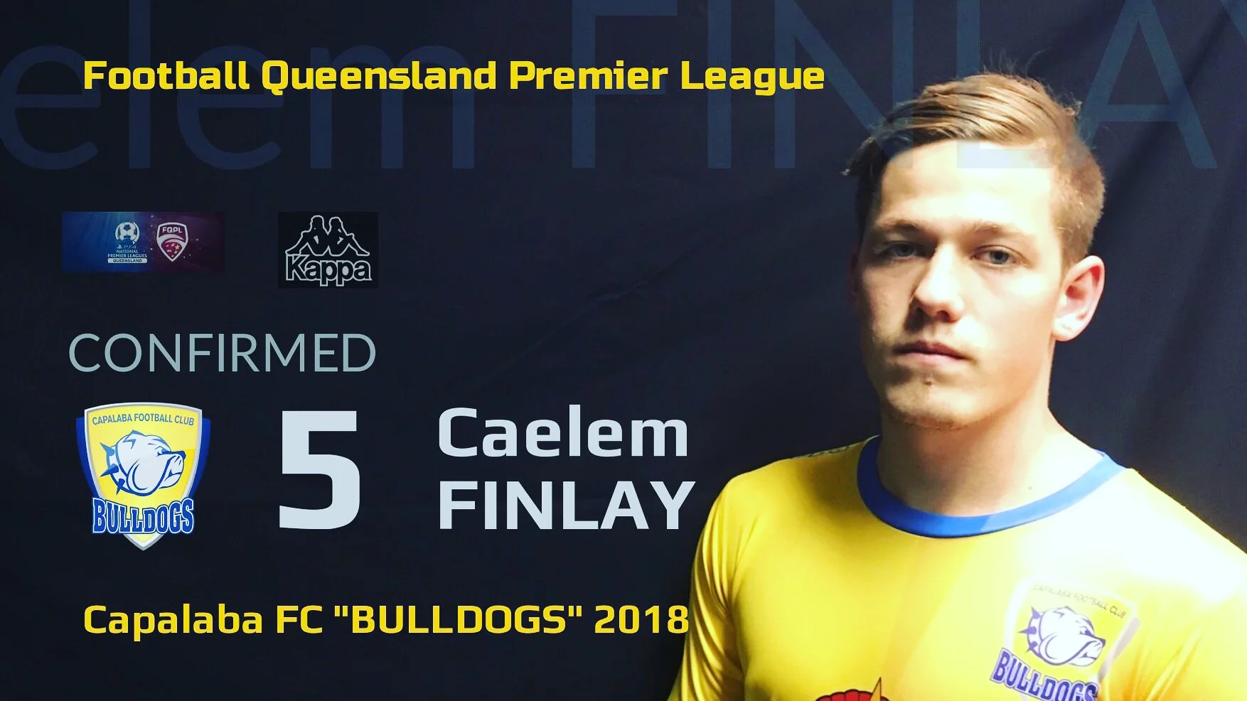 FQPL Player Announcement Caelem Finlay