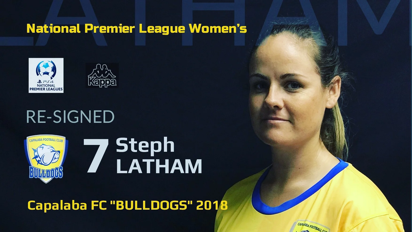 NPLW Player Announcement Steph Latham
