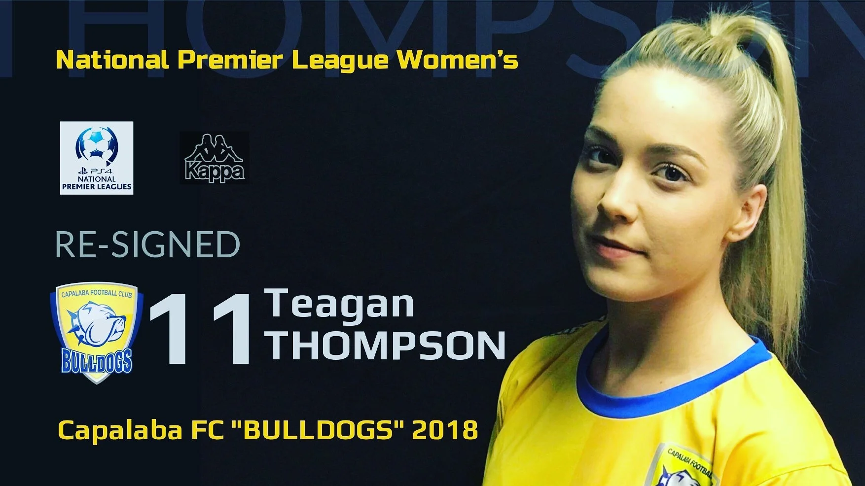 NPLW Player Announcement Teagan Thompson