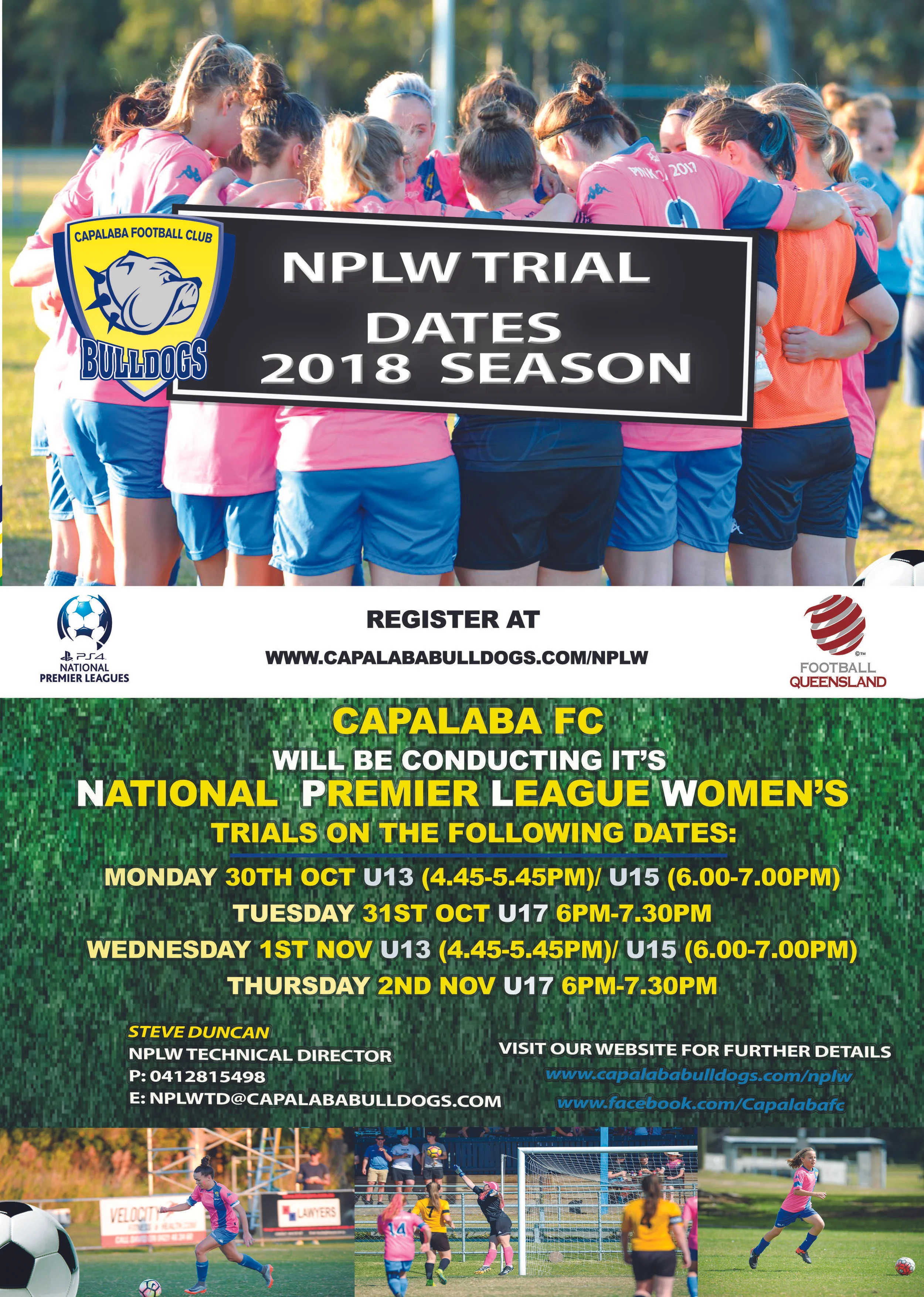 NPLW Junior Trials continue this coming week