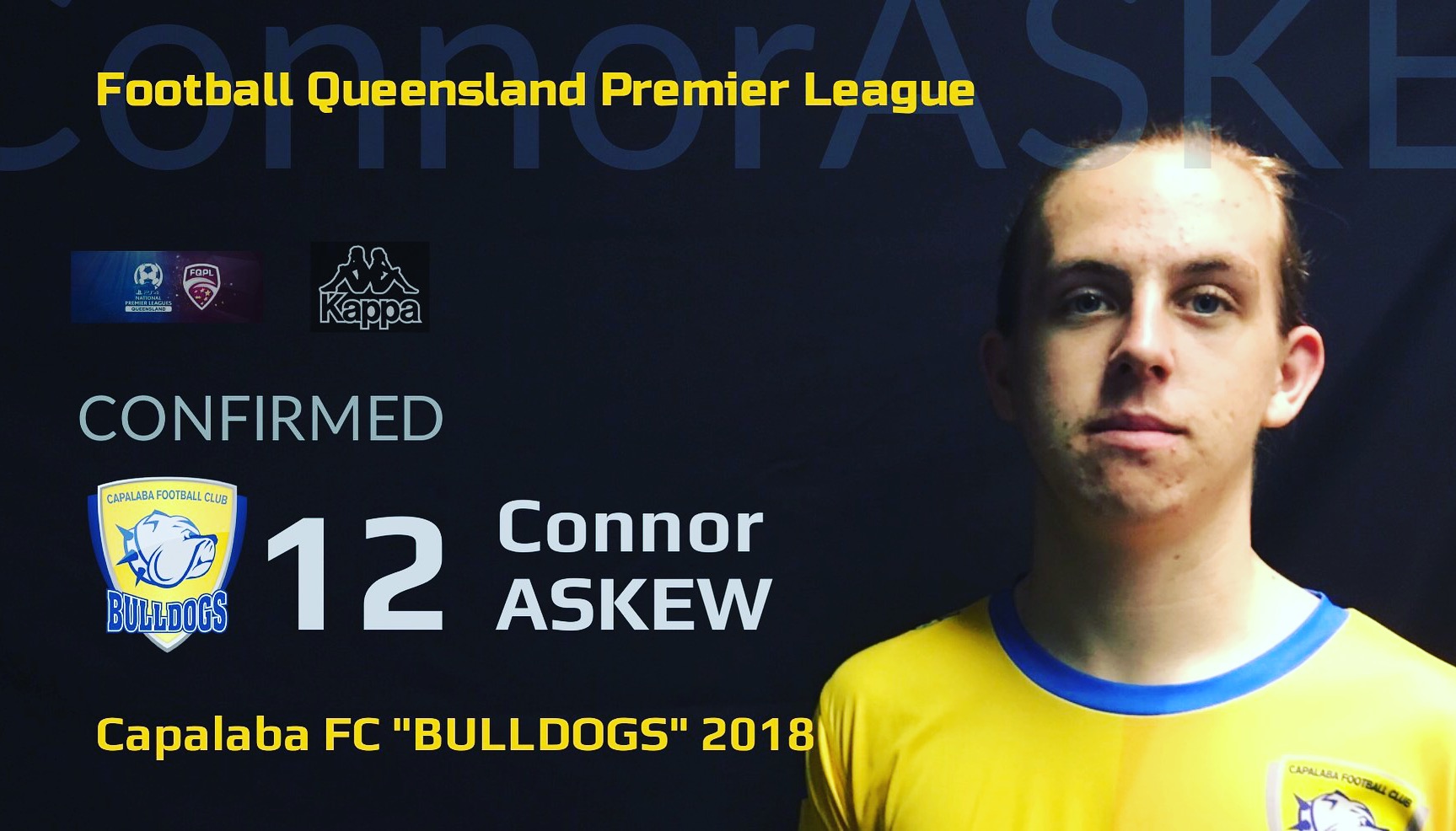 FQPL Player Announcement Connor Askew