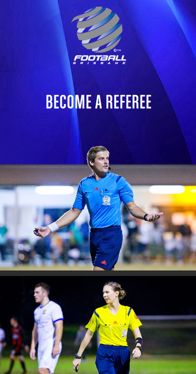 Become a Football Brisbane Referee...This Sunday! Register NOW for FREE!