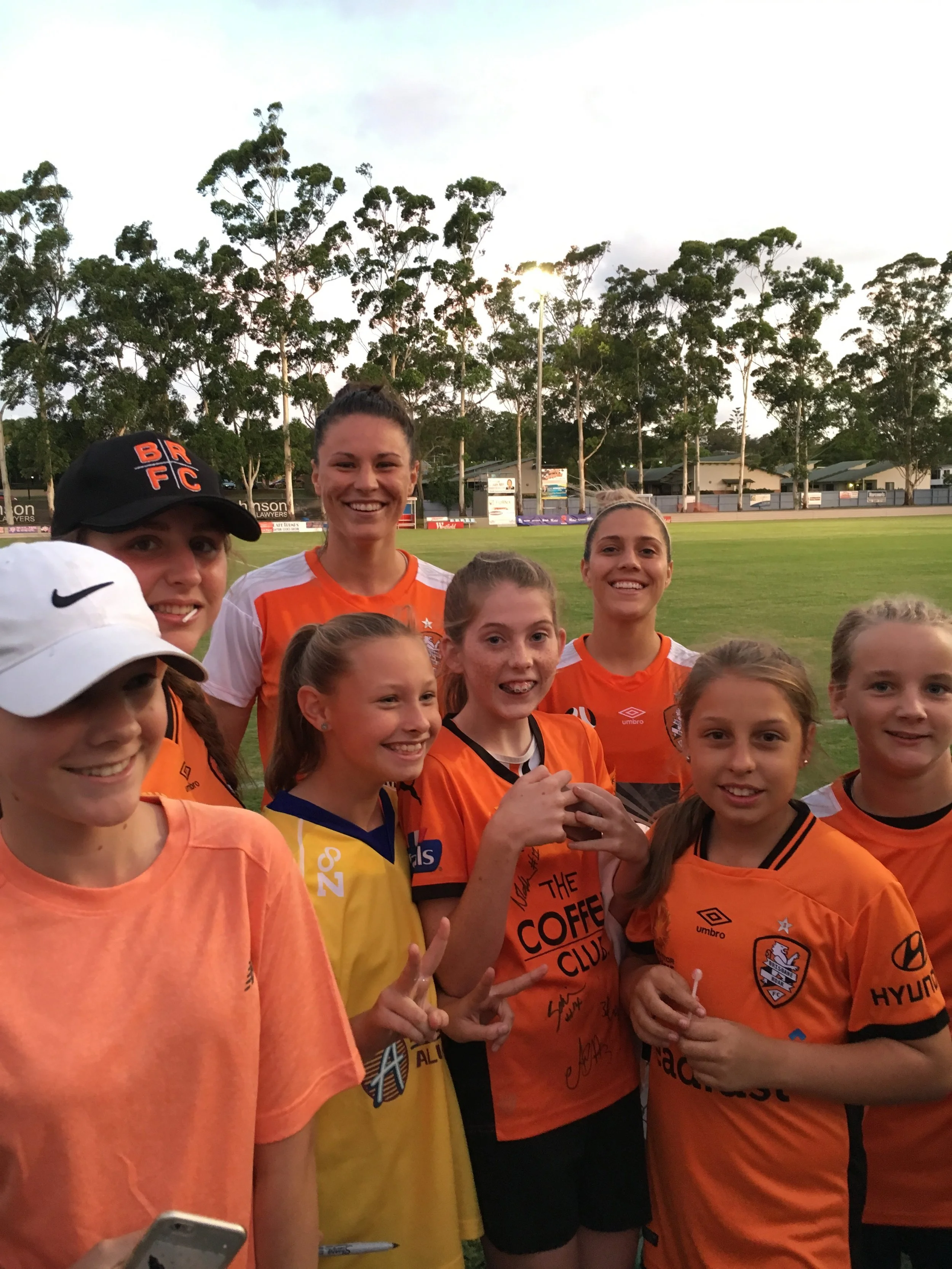 Brisbane Roar W-League and Capalaba Bulldogs Under 13 NPLW