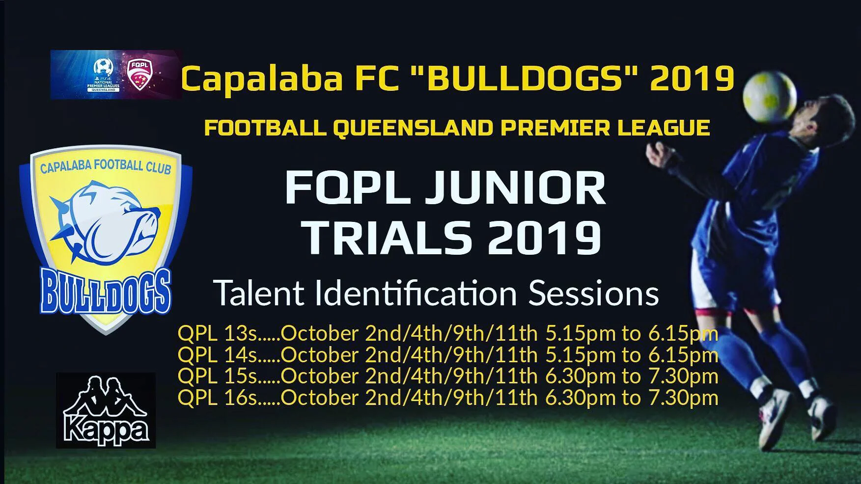 FQPL Trials for 2019 Season