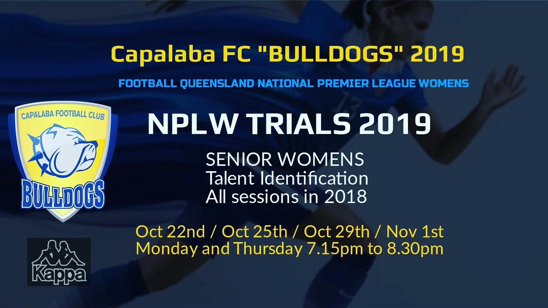 National Premier League Women's OPENS Trials Commence