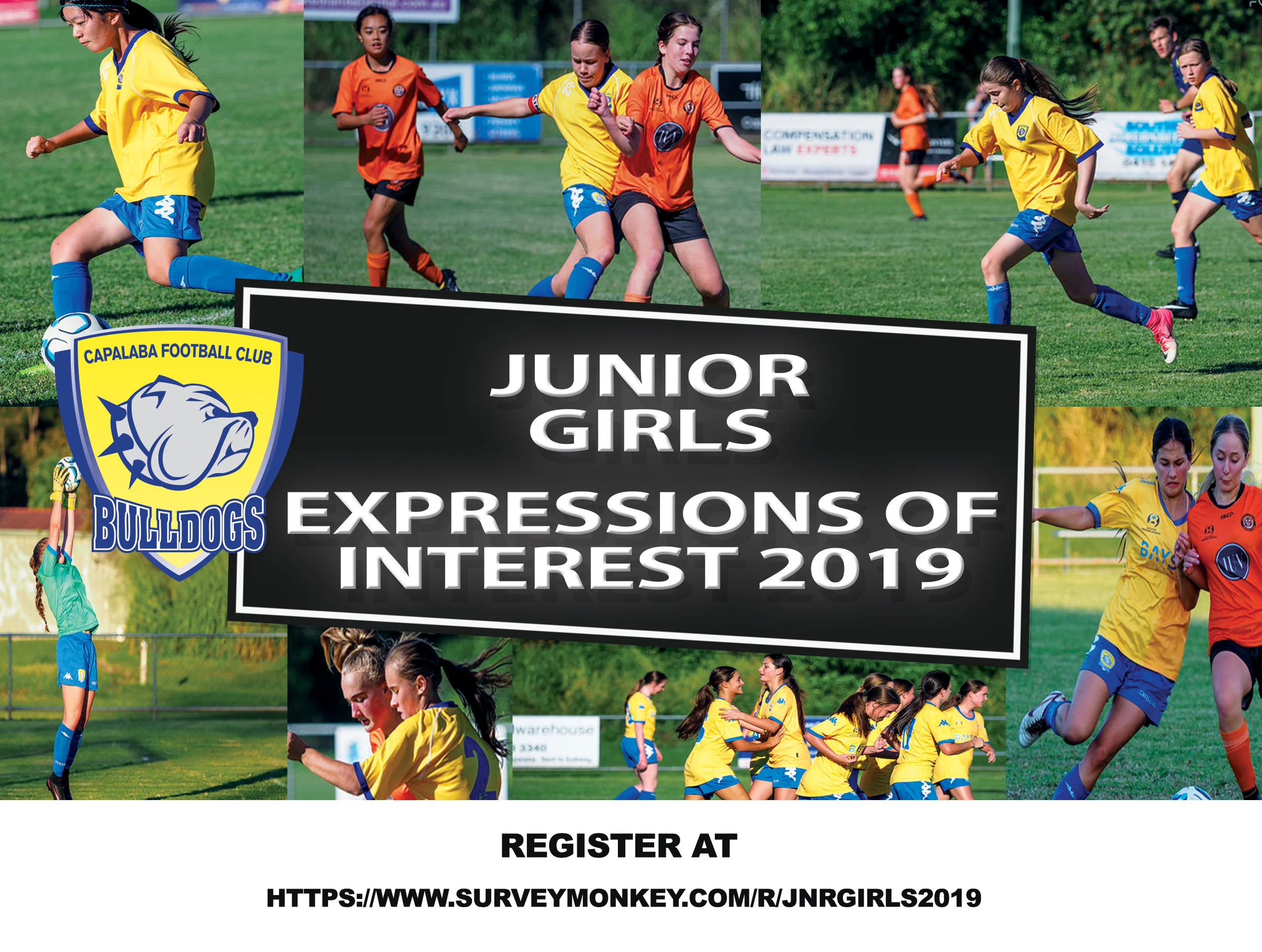 Junior Girls Expression of Interest 2019 - Register Now!