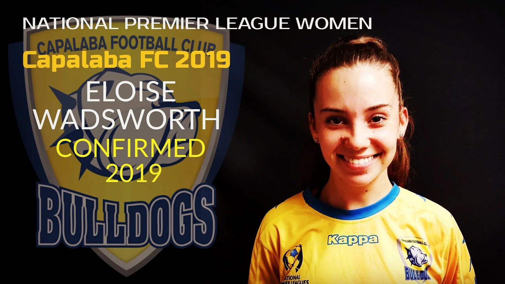 Eloise Wadsworth signs for CFC Doggies!