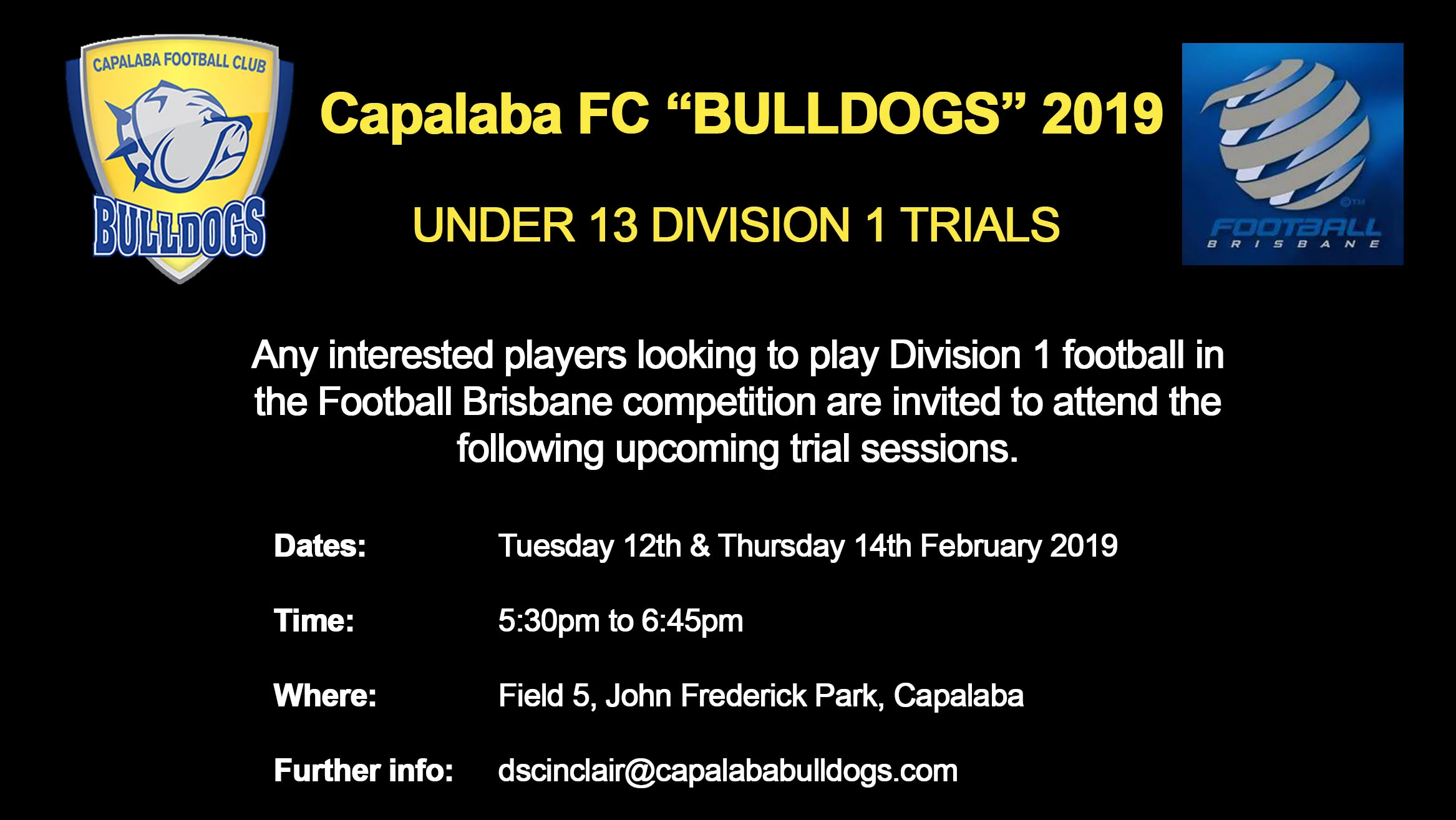 Junior Girls Divisional Pre-season Training and Trials