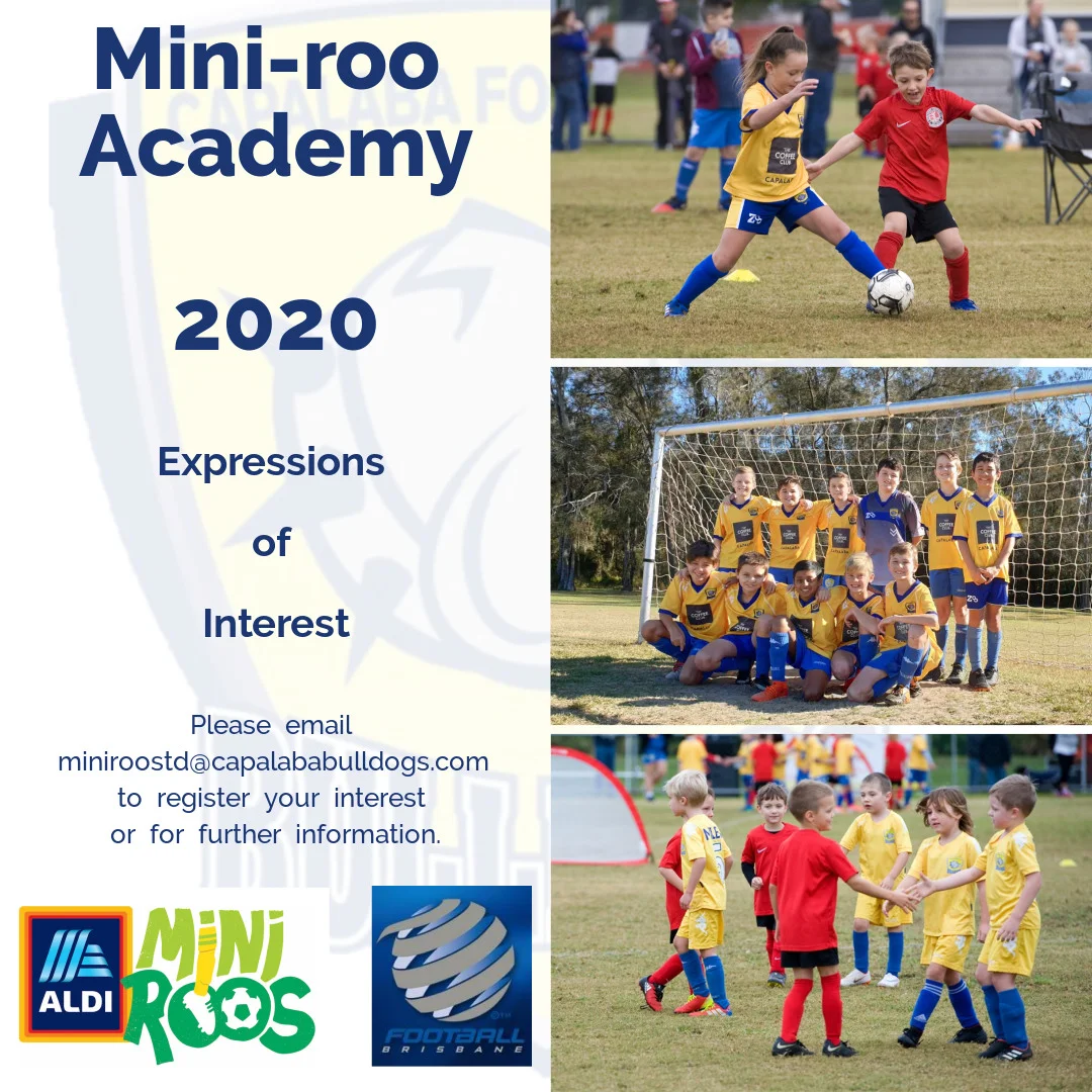 2020 Mini-roos Academy Trial Dates Confirmed