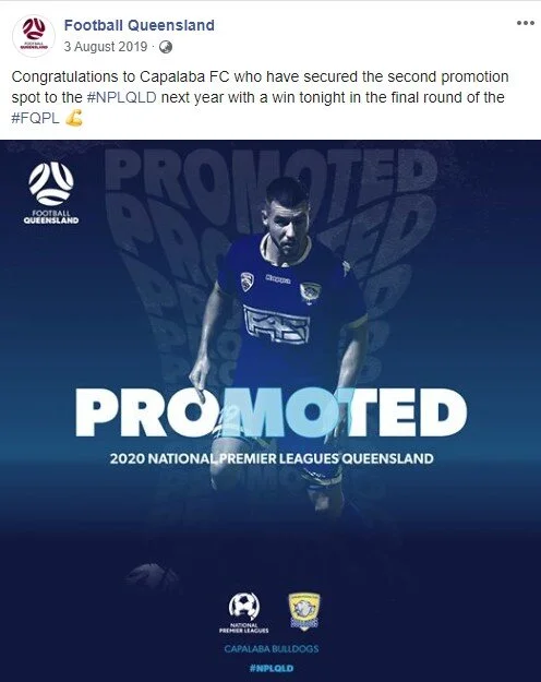 Football Queensland Release 2020 Senior NPL Draw
