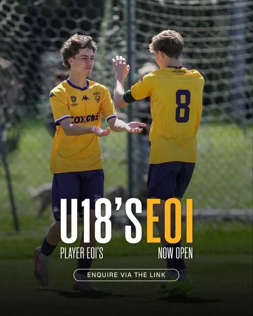 U18’s EOI - Now open