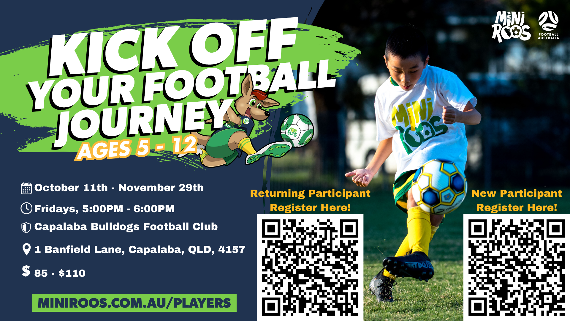 KICK-OFF Term IV - 11th Oct-29th Nov 2024 Friday Nights