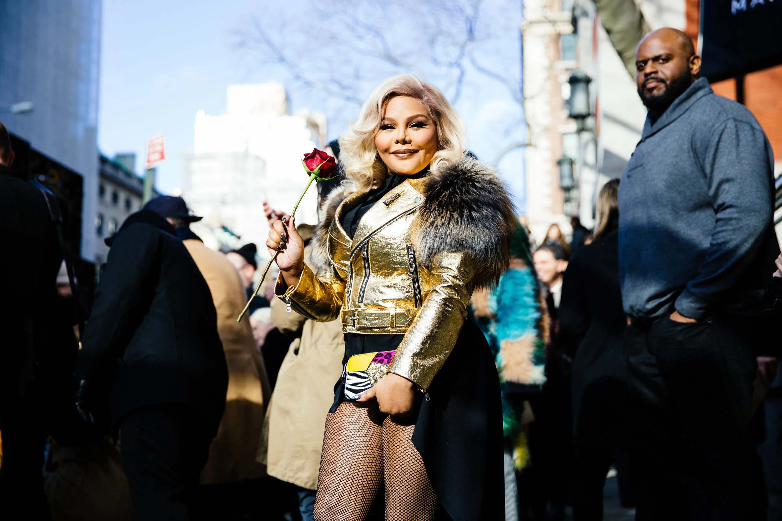 LIL KIM AT NYFW 17