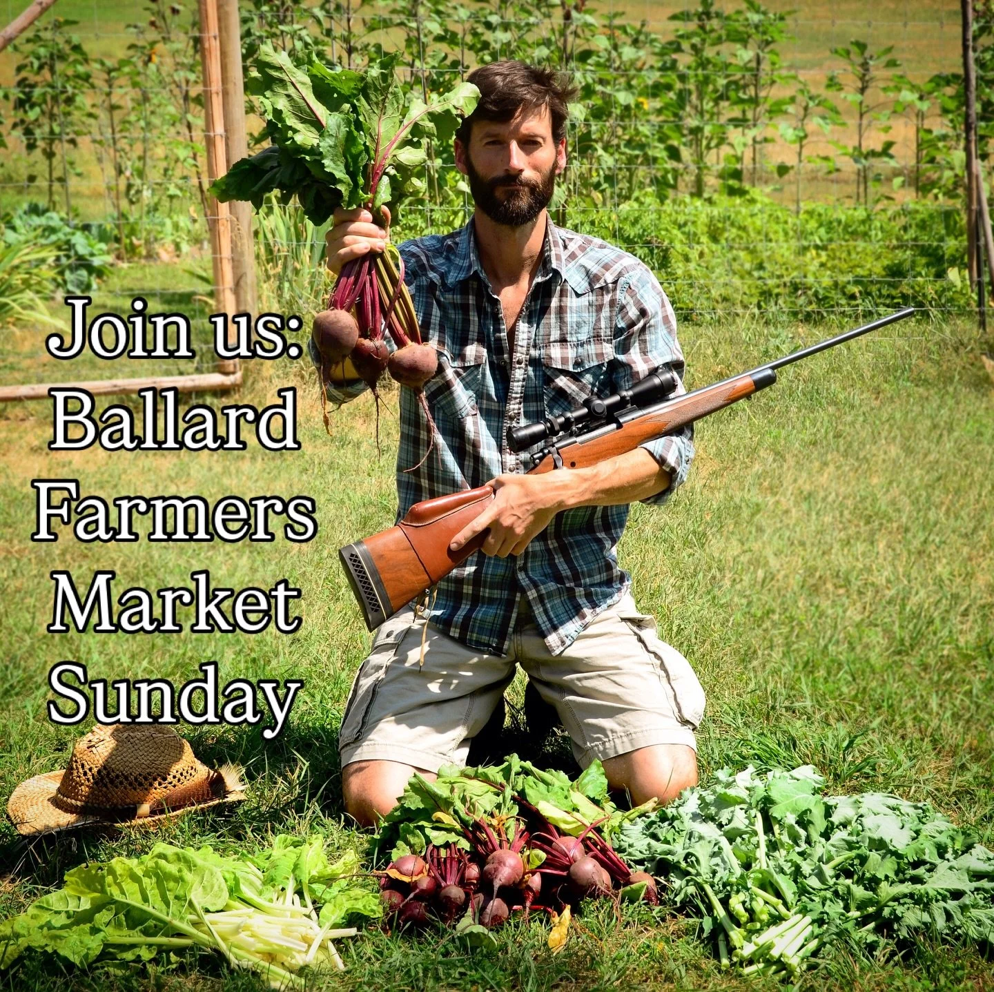Stop by and say howdy tomorrow, Sunday Jan. 4 from 11AM-2PM. 
#humannaturehunting #ballardfarmersmarket