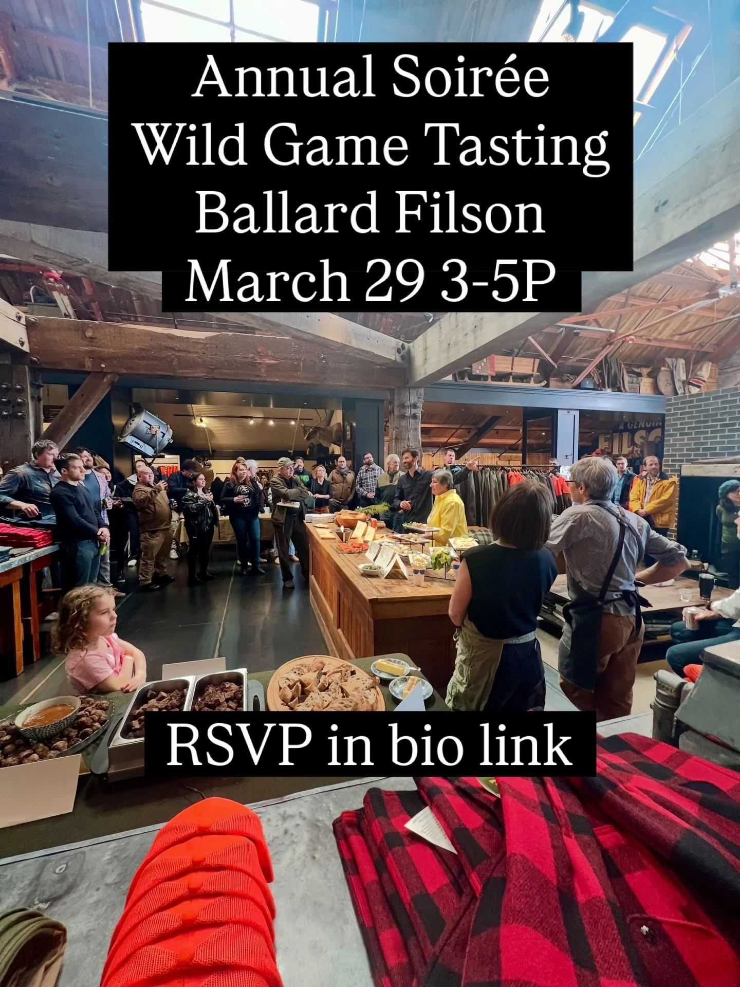 Join us for an afternoon of wild game tasting and appetizers, and fresh Hama Hama oysters on the half shell; and a chance to connect with other alums or learn about our programs if you&rsquo;re new to the community. 

At Human Nature Hunting, we offe