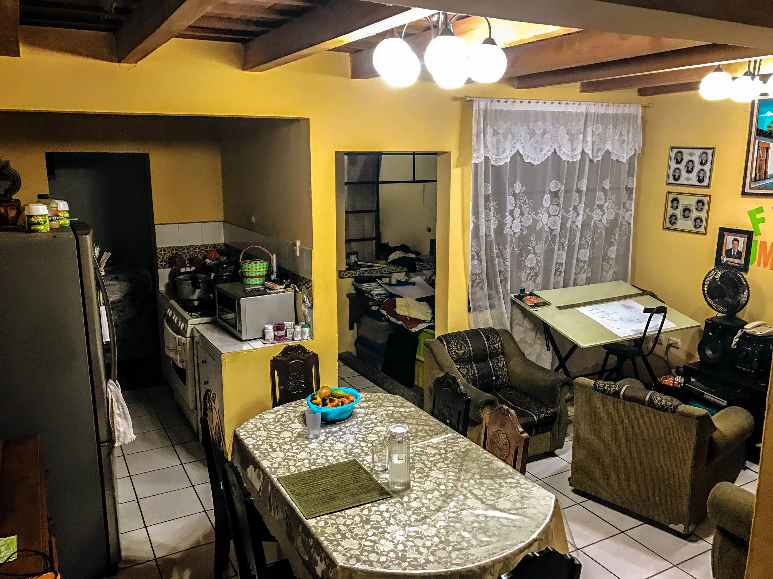 My host family's home in Antigua, Guatemala - where I took Spanish classes. 