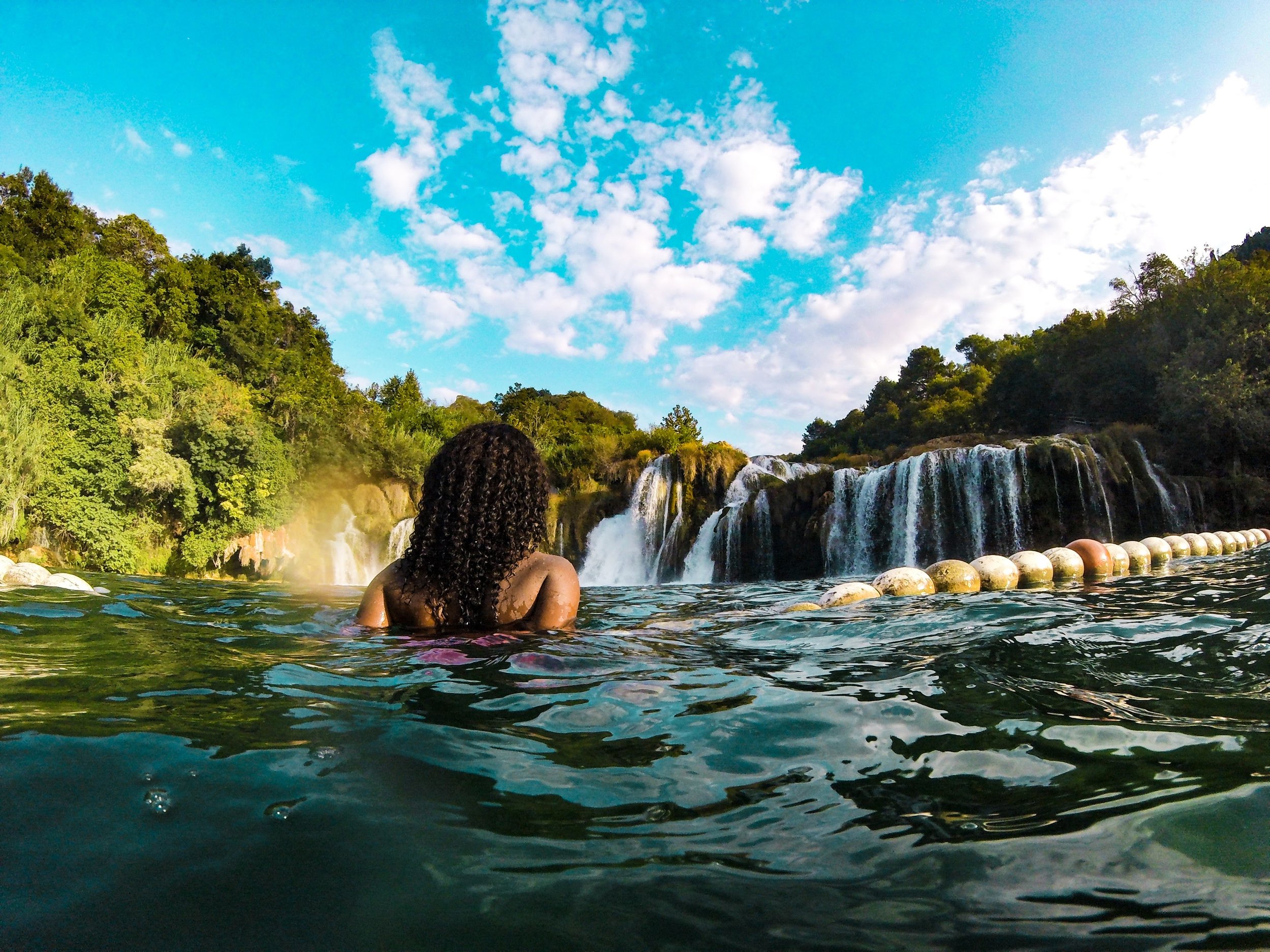 This photo was taken with a go-pro at Krka National Park in Croatia