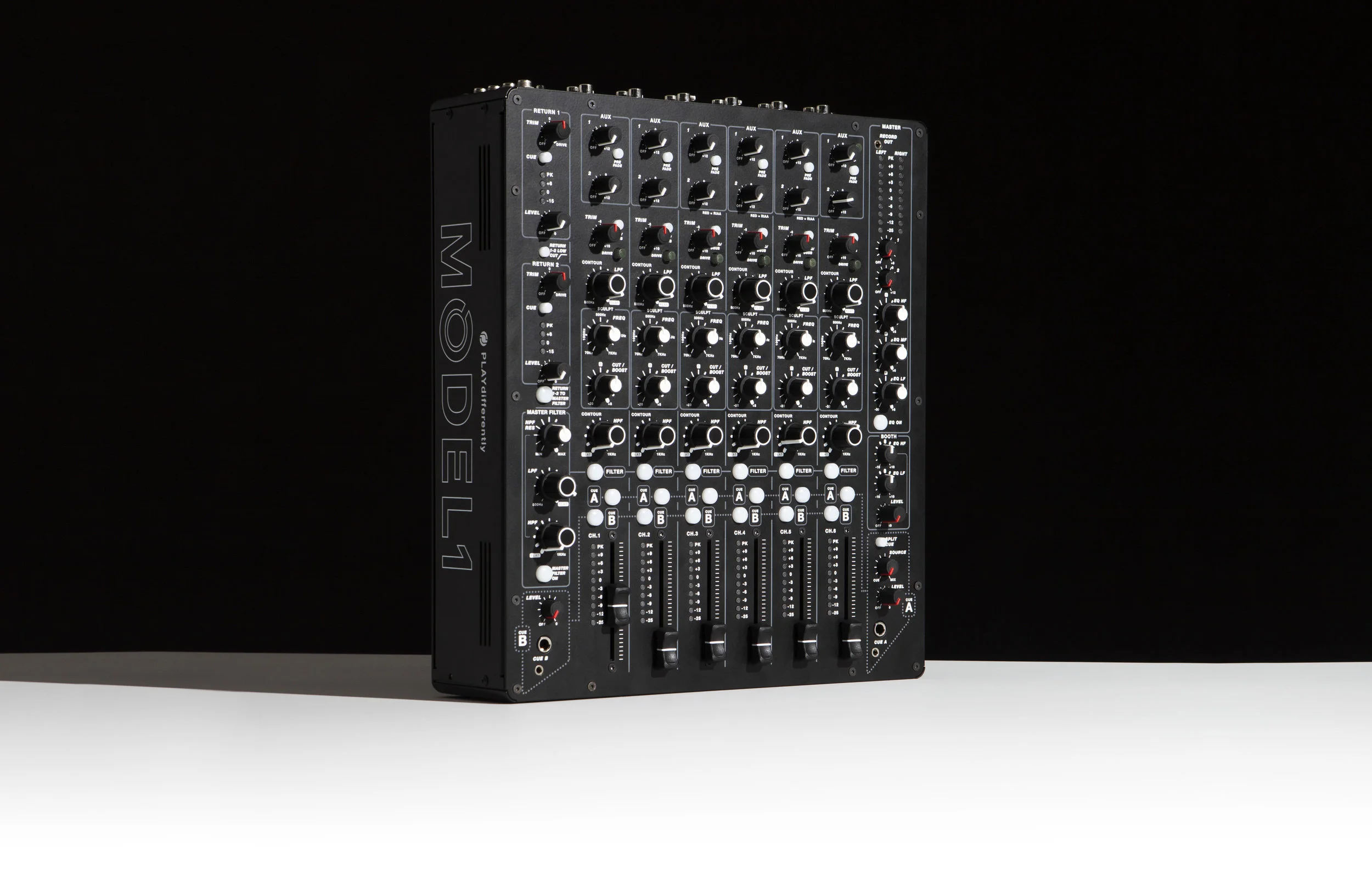 A mixer of uncompromising build quality, intuitive tactile controls and beautifully warm analog circuitry