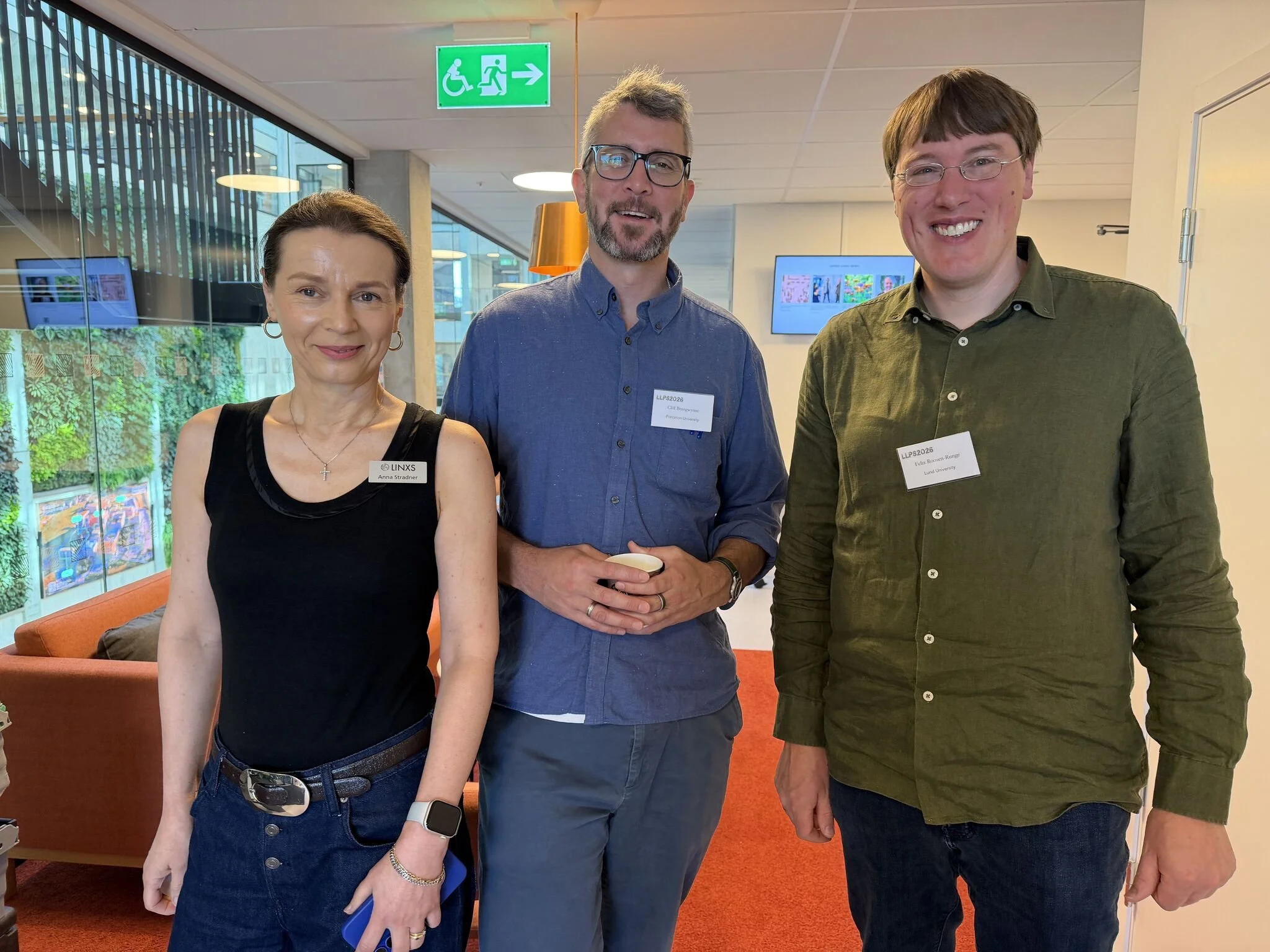 Anna Stradner, Clifford Brangwynne and Felix-Roosen Runge.