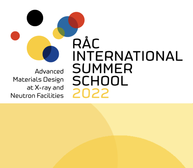 Röntgen-Ångström International Summer School 2022