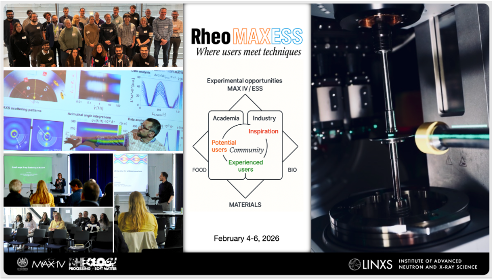 RheoMAXESS: Where Users Meet Techniques