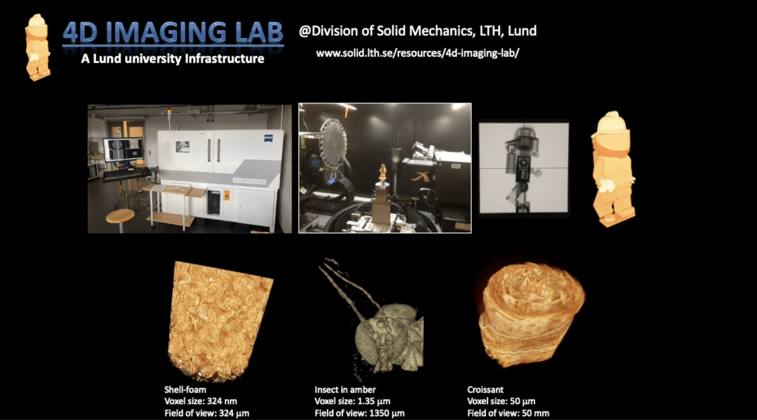 VIDEO - SWEDNESS/LINXS Doctoral course on neutron imaging - Presentation.4D Imaging Lab at LU with Stephen Hall