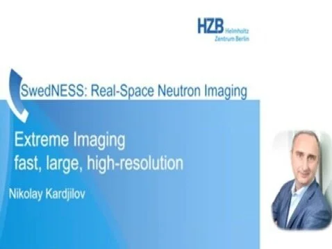 VIDEO - SWEDNESS/LINXS Doctoral course on neutron imaging - Energy-selective neutron imaging with Nikolay Kardjilov