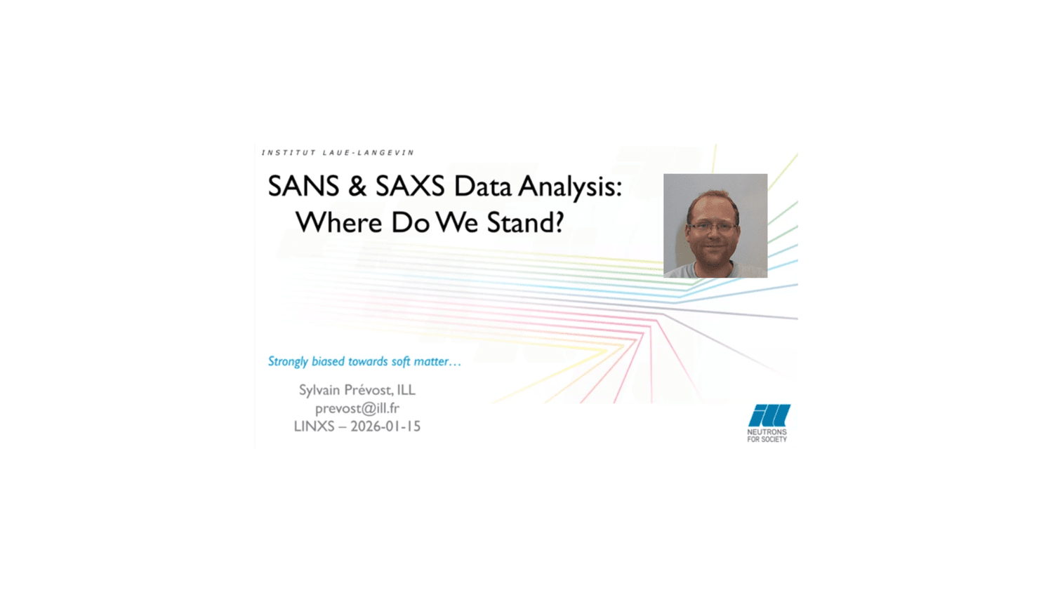 VIDEO: SANS & SAXS data analysis: Where do we stand?
