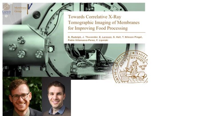 VIDEO - Northern Lights on Food II workshop - Towards Correlative X-Ray Tomographic Imaging Of Membranes For Improving Food Processing with Gregor Rudolph and Emanuel Larsson