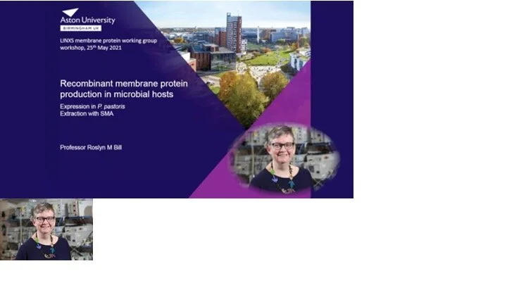 VIDEO - Membrane Proteins Workshop - Recombinant membrane protein production in microbial hosts with Roslyn Bill