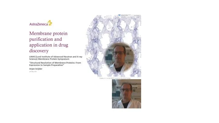 VIDEO - Membrane Proteins Workshop - Membrane protein purification and application in drug discovery with Arjan Snijder