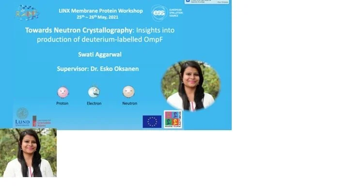 VIDEO - Membrane Proteins Workshop - Towards Neutron crystallography of membrane proteins: Insights into production of deuterium-labelled OmpF with Swati Aggarwal