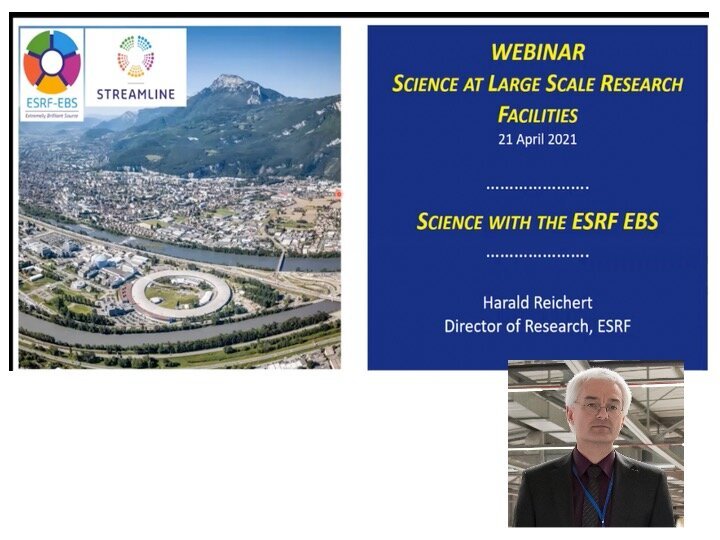 VIDEO - Science at Large Scale Research Facilities - Science with the ESRF EBS with Harald Reichert