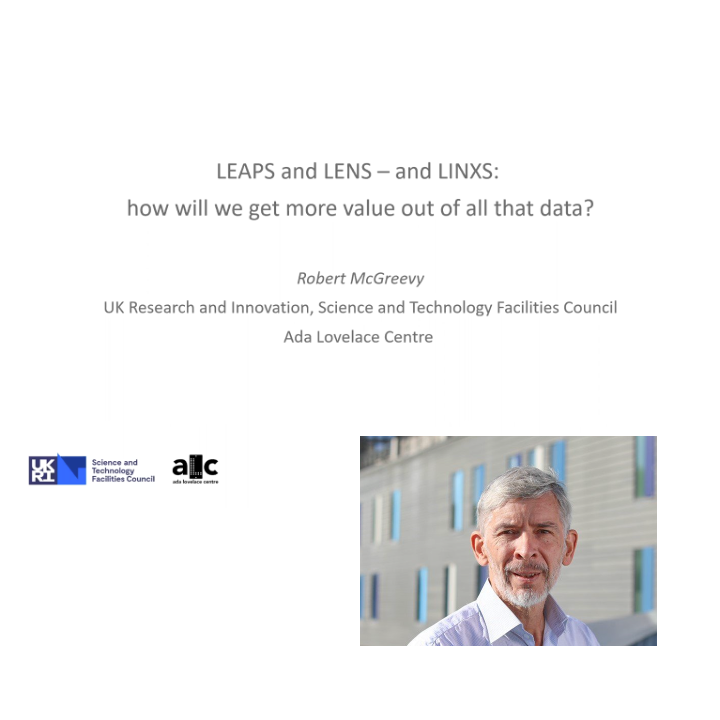 VIDEO - LINXS Guest Seminar/Webinar - LEAPS and LENS – and LINXS: how will we get more value out of all that data? with Robert McGreevy