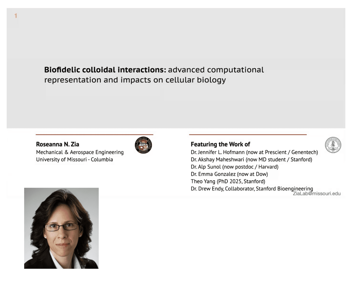 VIDEO - Toward modeling dynamics in biological suspensions with Roseanna Zia – IPDD theme 2023