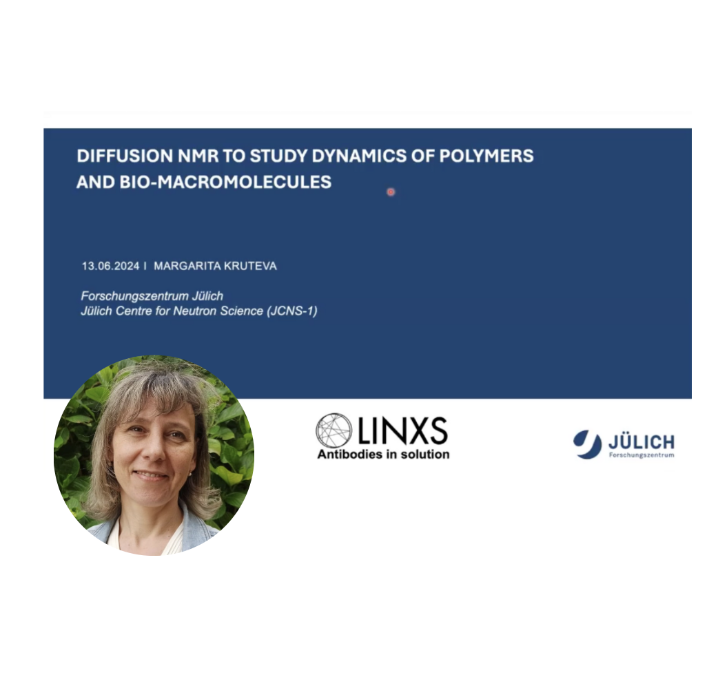 VIDEO - Diffusion NMR to study dynamics of polymers and bio-macromolecules with Margarita Kruteva – IPDD theme 2024
