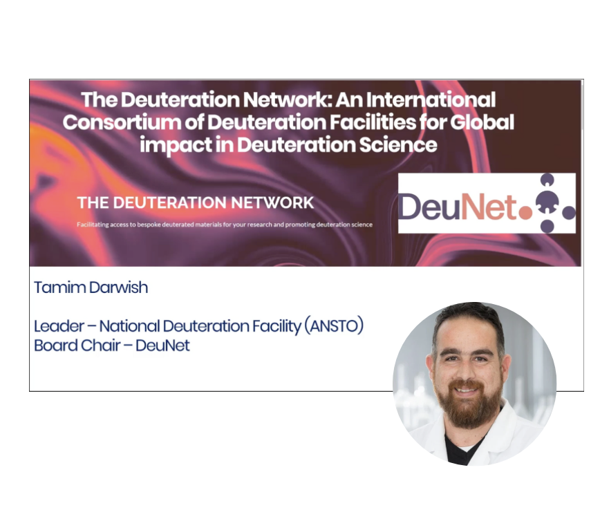 VIDEO - LINXS Guest Seminar: The Deuteration Network (DeuNet): An international consortium of deuteration facilities for global impact in deuteration science with Tamim Darwish 2023
