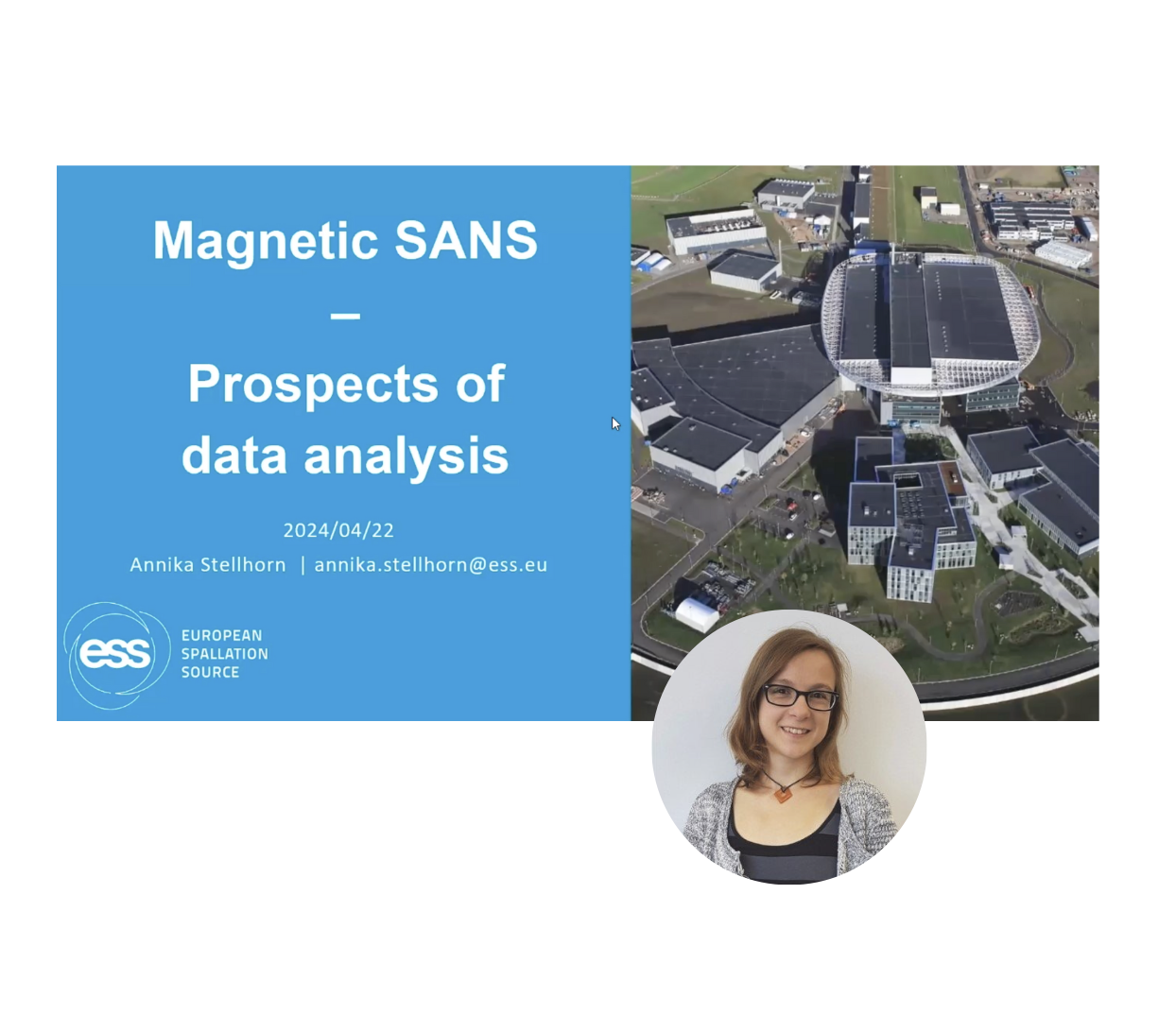 VIDEO - LINXS Science Day on New Materials 2024: Magnetic SANS - Prospects of Data Analysis with Annika Stellhorn