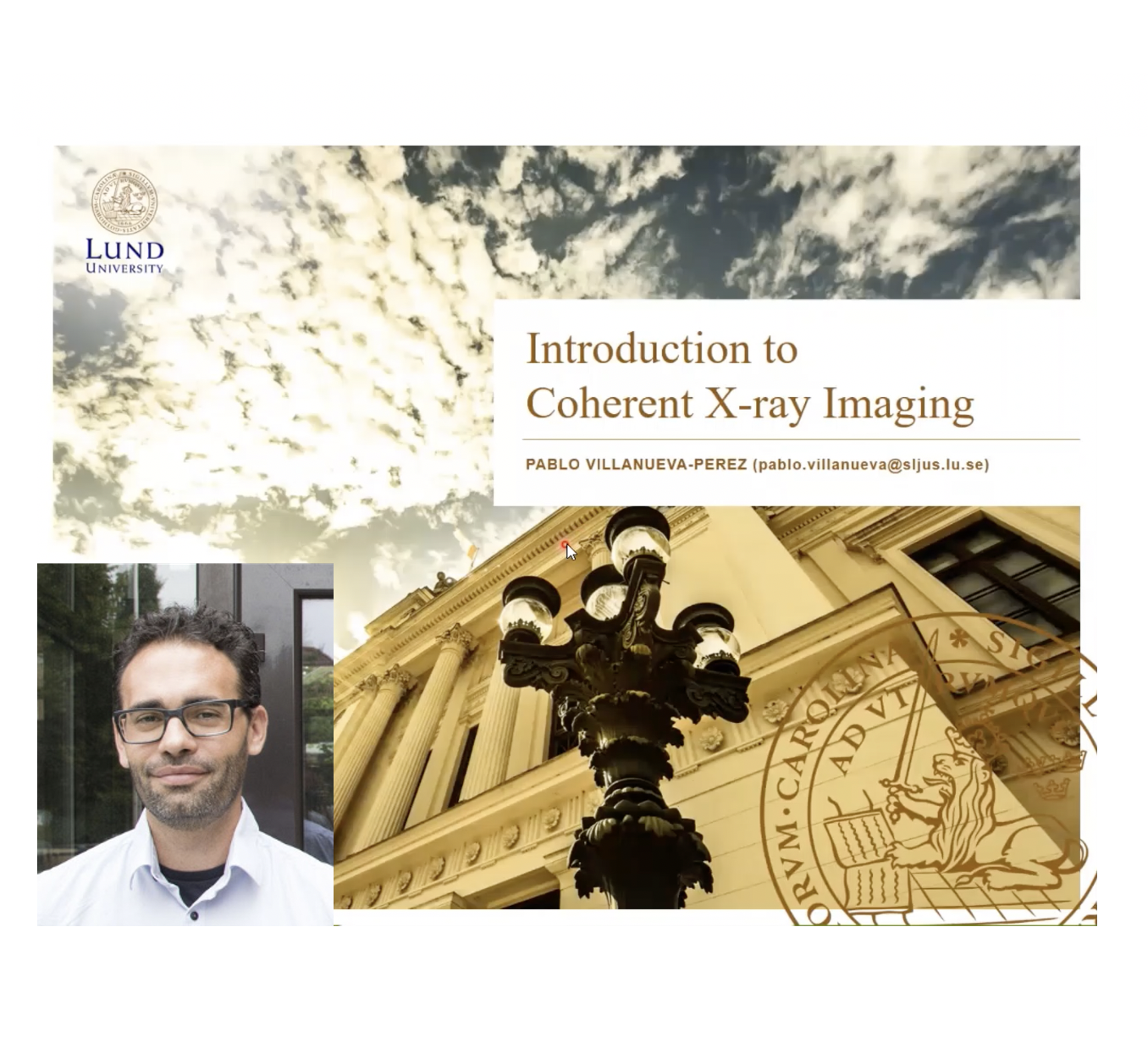 VIDEO - CoWork Series - Introduction to coherent X-ray imaging, with Prof. Pablo Villanueva-Perez