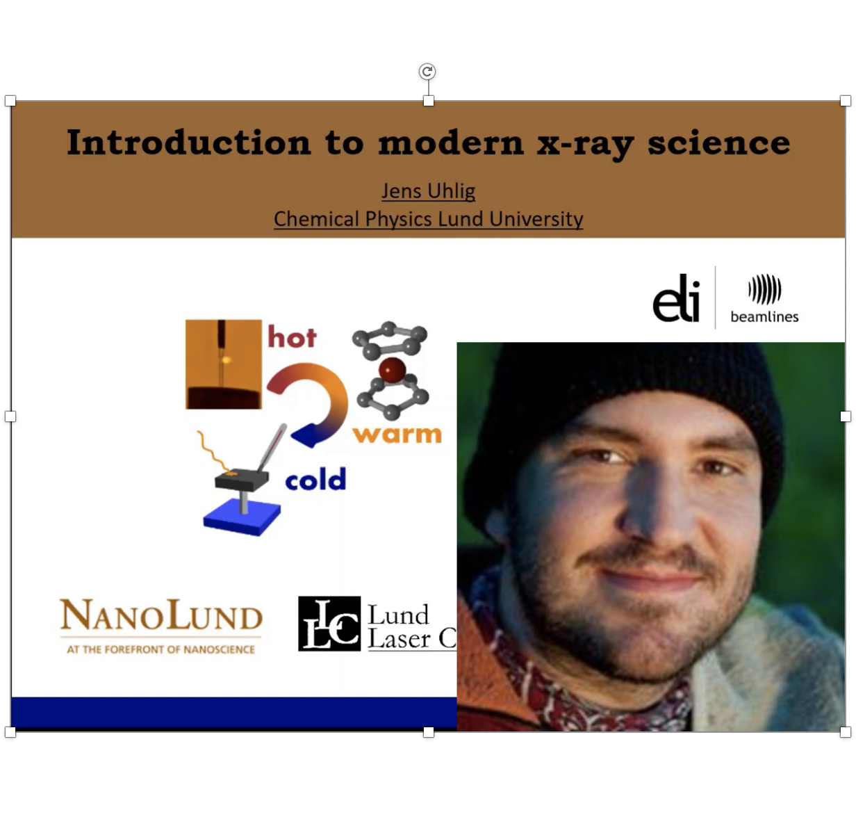 Introductory lecture on synchrotron-based x-ray methods, with Jens Uhlig - Webinar series: Let's Dive into the Atoms!