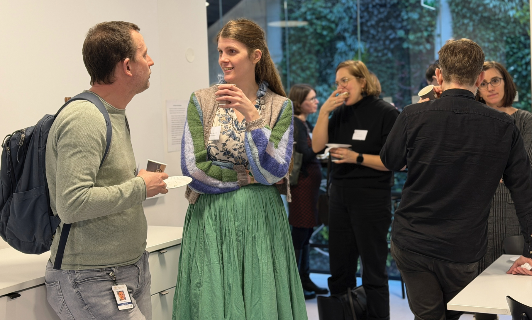 People in a room at LINXS. Photo.