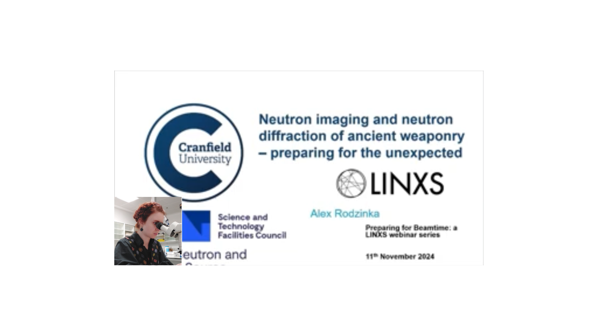 Neutron imaging and neutron diffraction of ancient weaponry – preparing for the unexpected
