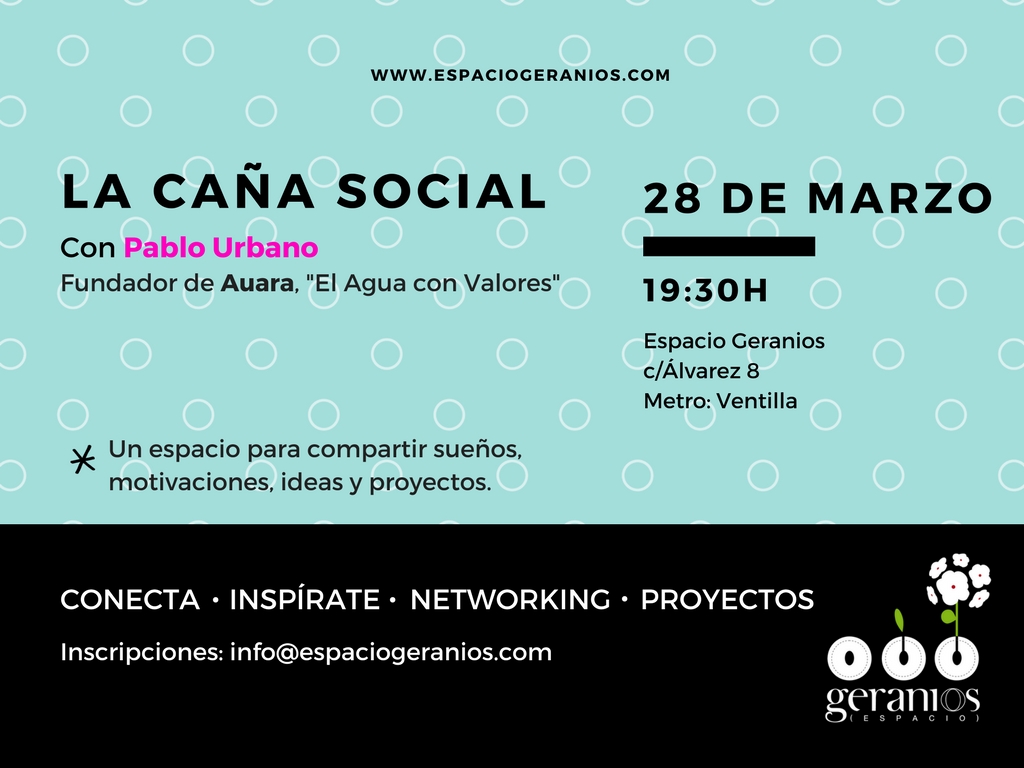 Caña Social en Espacio Geranios con...AUARA