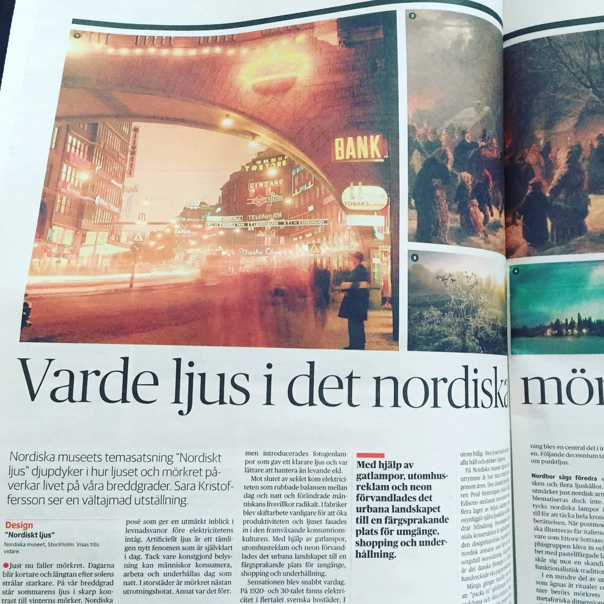 PRESS about NORDIC LIGHT at THE NORDIC MUSEUM