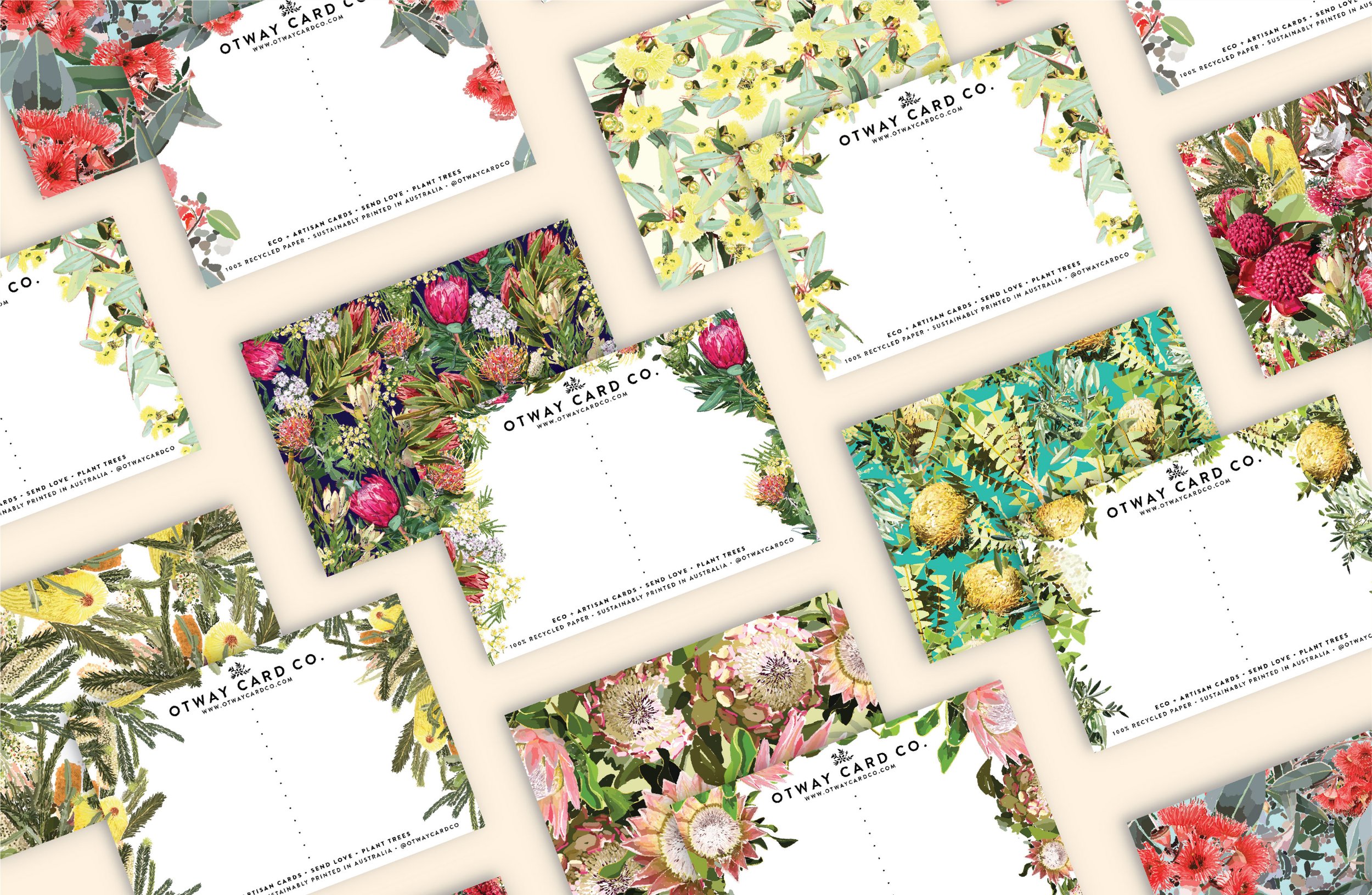 OTWAY CARD CO. POSTCARDS