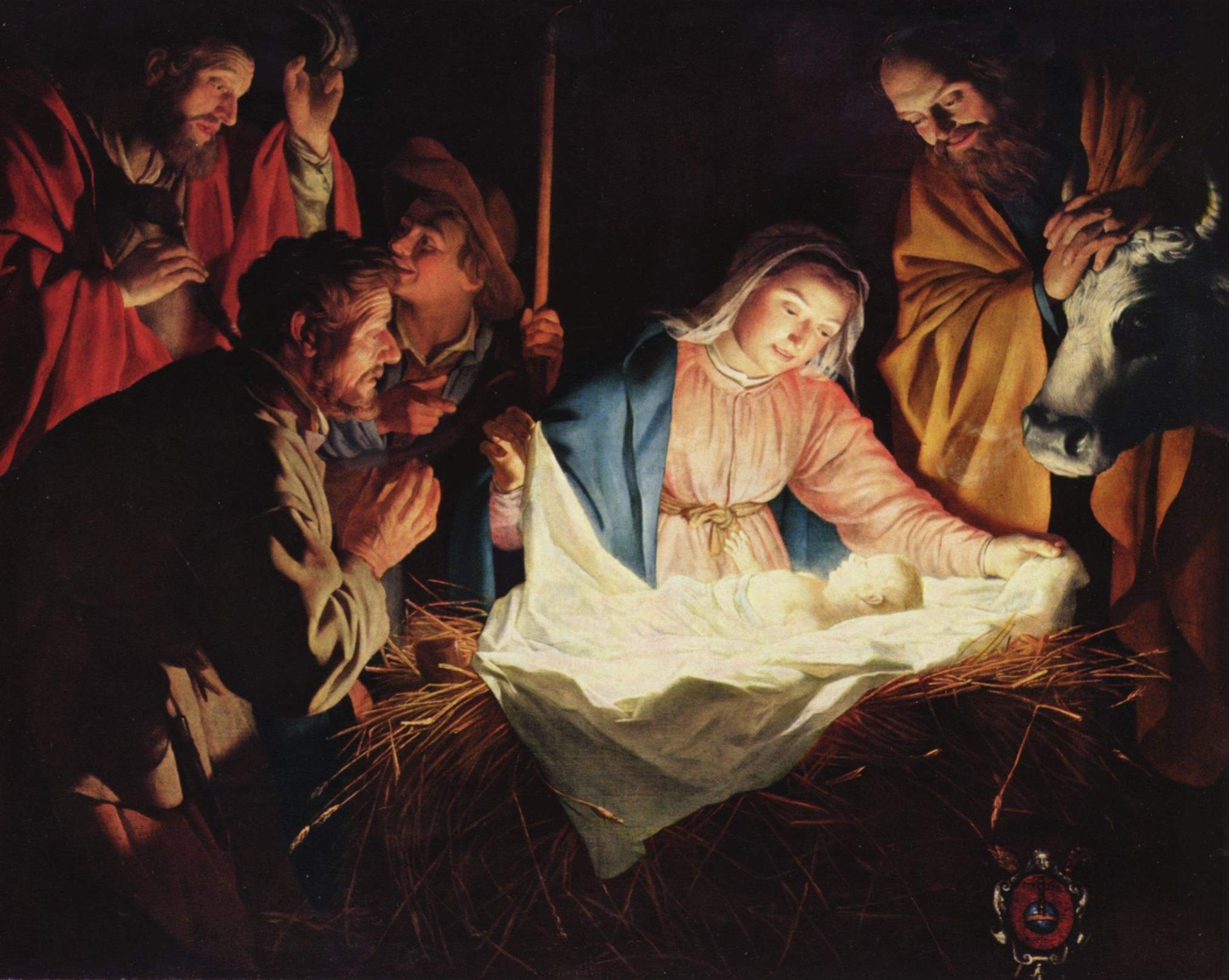 The Adoration of the Shepherd, Gerard van Honthorst, 1622.